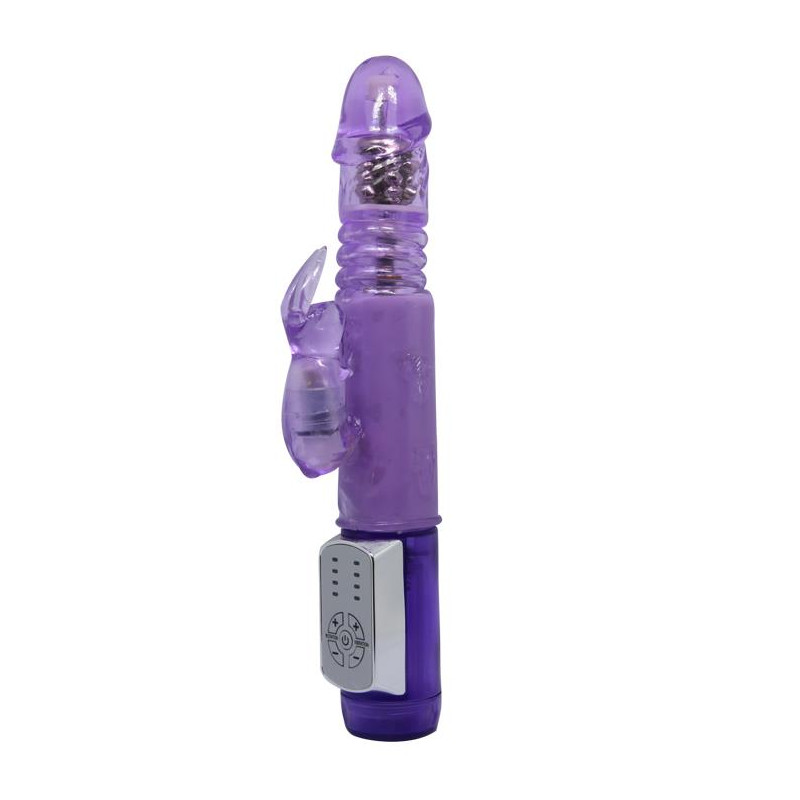 Wibrator królik rotacja posuw masażer 24cm erotyka